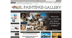 Desktop Screenshot of oilpaintingsgallery.com